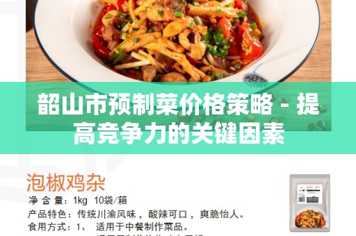 韶山市预制菜价格策略 - 提高竞争力的关键因素
