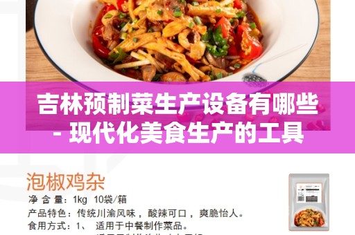 吉林预制菜生产设备有哪些- 现代化美食生产的工具