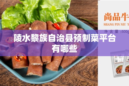 陵水黎族自治县预制菜平台有哪些