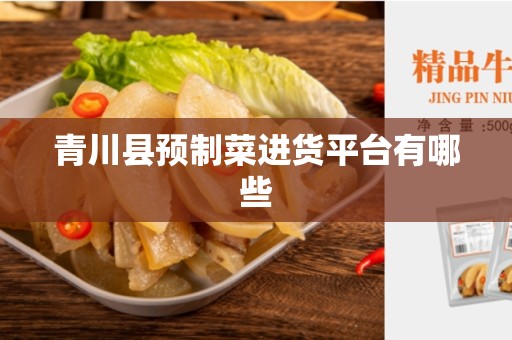 青川县预制菜进货平台有哪些