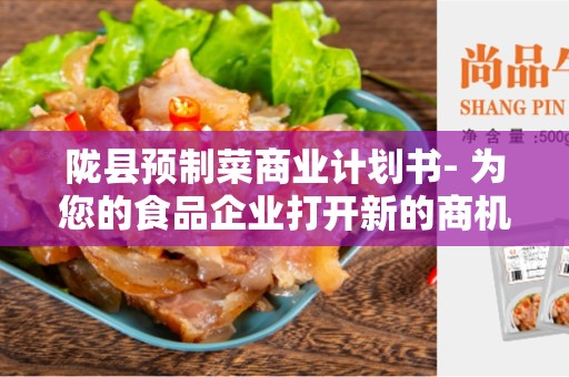 陇县预制菜商业计划书- 为您的食品企业打开新的商机