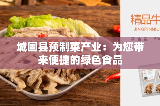 城固县预制菜产业：为您带来便捷的绿色食品