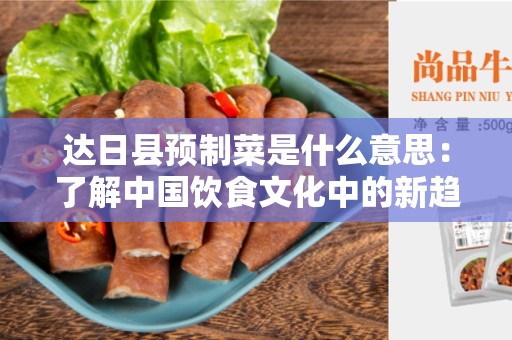 达日县预制菜是什么意思：了解中国饮食文化中的新趋势