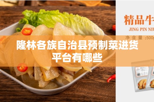隆林各族自治县预制菜进货平台有哪些