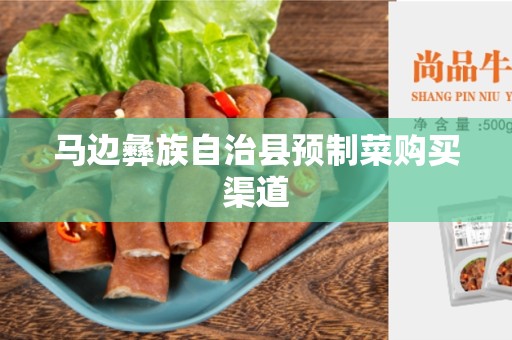 马边彝族自治县预制菜购买渠道