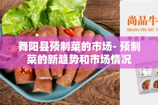 舞阳县预制菜的市场- 预制菜的新趋势和市场情况