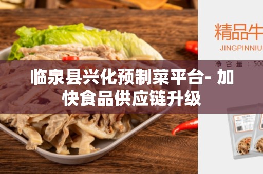 临泉县兴化预制菜平台- 加快食品供应链升级