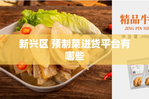 新兴区 预制菜进货平台有哪些