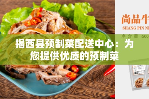 揭西县预制菜配送中心：为您提供优质的预制菜
