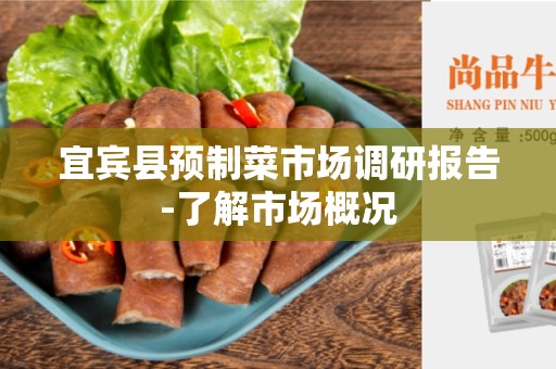 宜宾县预制菜市场调研报告-了解市场概况
