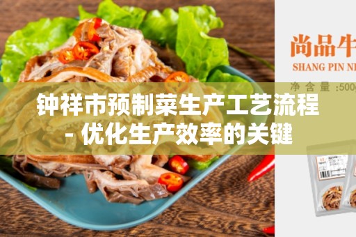 钟祥市预制菜生产工艺流程- 优化生产效率的关键