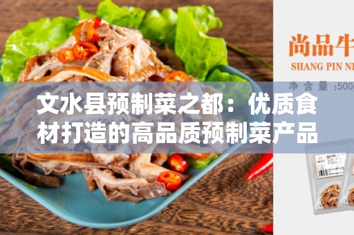 文水县预制菜之都：优质食材打造的高品质预制菜产品