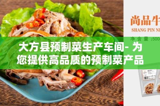 大方县预制菜生产车间- 为您提供高品质的预制菜产品