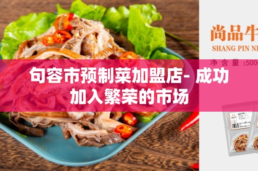 句容市预制菜加盟店- 成功加入繁荣的市场