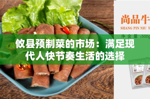 攸县预制菜的市场：满足现代人快节奏生活的选择