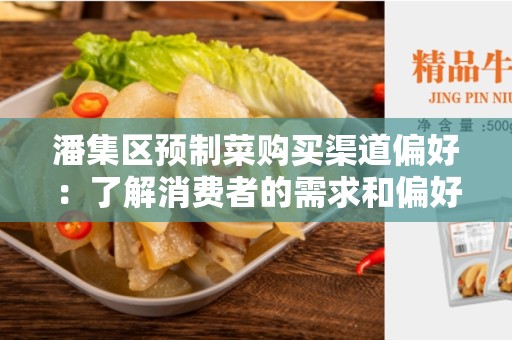 潘集区预制菜购买渠道偏好：了解消费者的需求和偏好