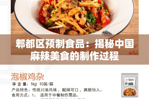 郫都区预制食品：揭秘中国麻辣美食的制作过程