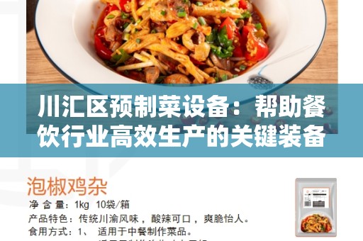 川汇区预制菜设备：帮助餐饮行业高效生产的关键装备