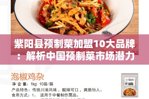 紫阳县预制菜加盟10大品牌：解析中国预制菜市场潜力与前景
