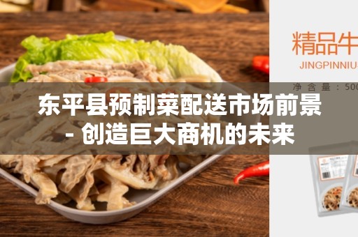 东平县预制菜配送市场前景- 创造巨大商机的未来
