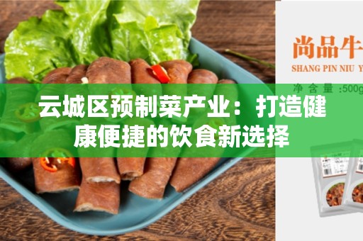 云城区预制菜产业：打造健康便捷的饮食新选择
