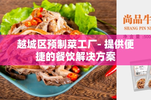 越城区预制菜工厂- 提供便捷的餐饮解决方案