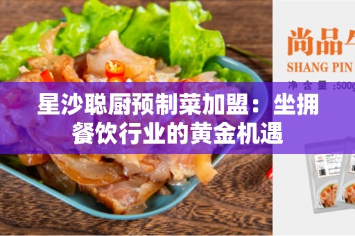 星沙聪厨预制菜加盟：坐拥餐饮行业的黄金机遇