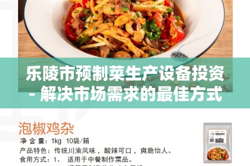 乐陵市预制菜生产设备投资- 解决市场需求的最佳方式