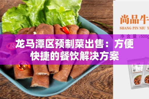 龙马潭区预制菜出售：方便快捷的餐饮解决方案