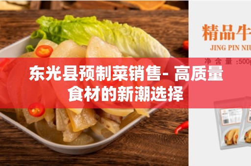 东光县预制菜销售- 高质量食材的新潮选择