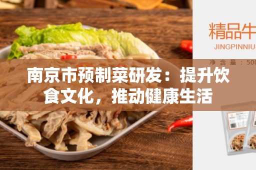 南京市预制菜研发：提升饮食文化，推动健康生活