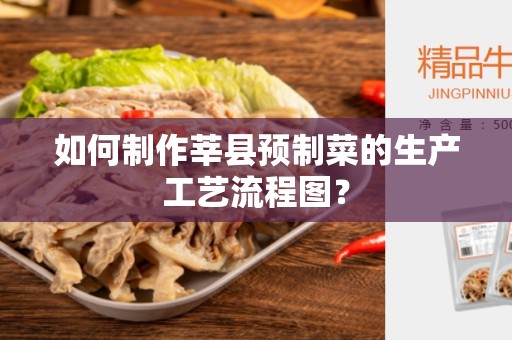 如何制作莘县预制菜的生产工艺流程图？