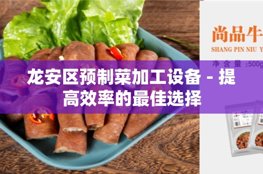 龙安区预制菜加工设备 - 提高效率的最佳选择
