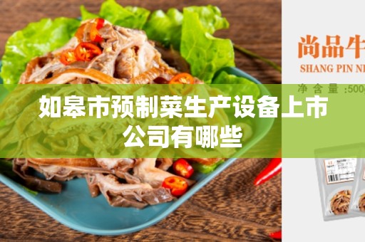 如皋市预制菜生产设备上市公司有哪些