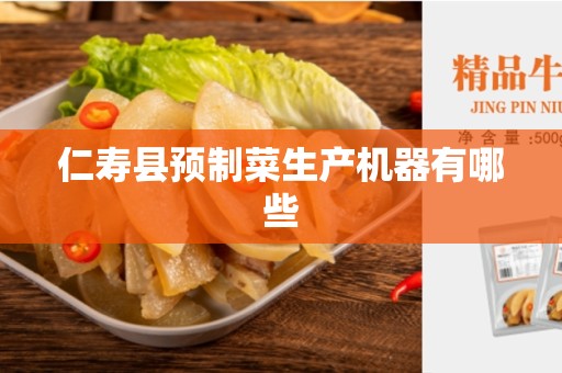 仁寿县预制菜生产机器有哪些