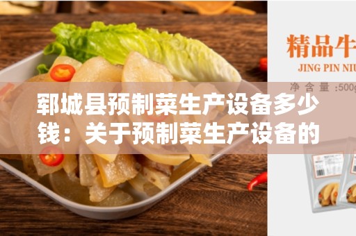郓城县预制菜生产设备多少钱：关于预制菜生产设备的全面解析