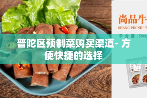 普陀区预制菜购买渠道- 方便快捷的选择