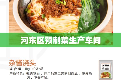 河东区预制菜生产车间