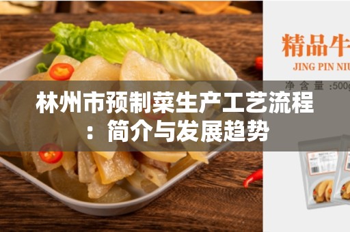 林州市预制菜生产工艺流程：简介与发展趋势