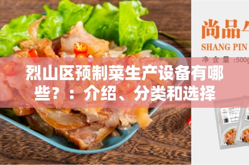 烈山区预制菜生产设备有哪些？：介绍、分类和选择