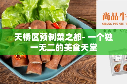 天桥区预制菜之都- 一个独一无二的美食天堂