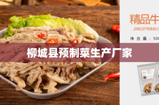 柳城县预制菜生产厂家