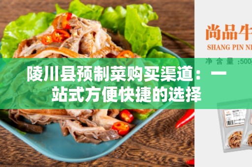 陵川县预制菜购买渠道：一站式方便快捷的选择