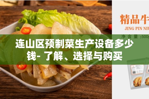 连山区预制菜生产设备多少钱- 了解、选择与购买