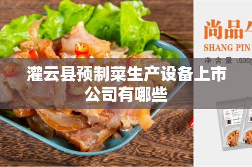 灌云县预制菜生产设备上市公司有哪些