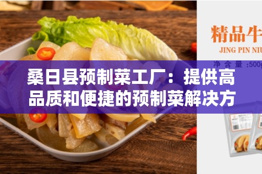 桑日县预制菜工厂：提供高品质和便捷的预制菜解决方案