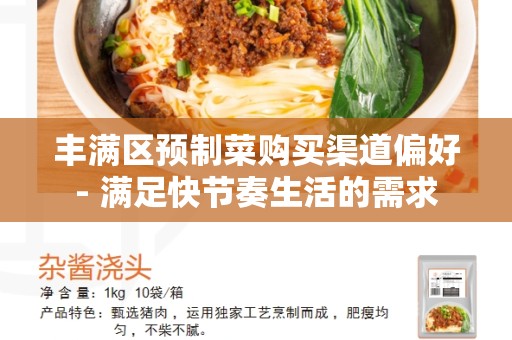 丰满区预制菜购买渠道偏好- 满足快节奏生活的需求
