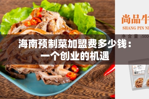海南预制菜加盟费多少钱：一个创业的机遇