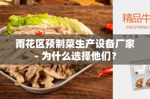 雨花区预制菜生产设备厂家- 为什么选择他们？