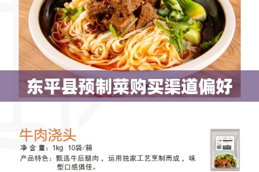 东平县预制菜购买渠道偏好